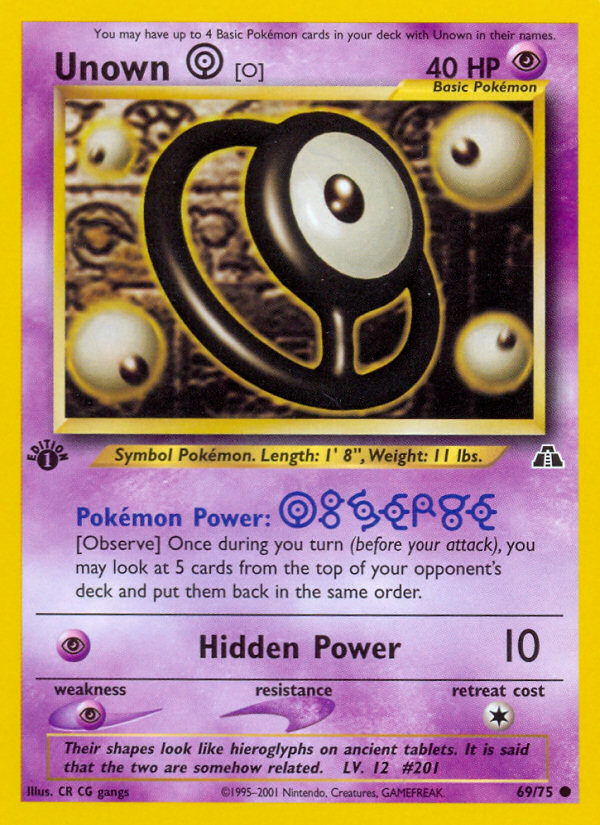 Unown [O] [NEO2-69]