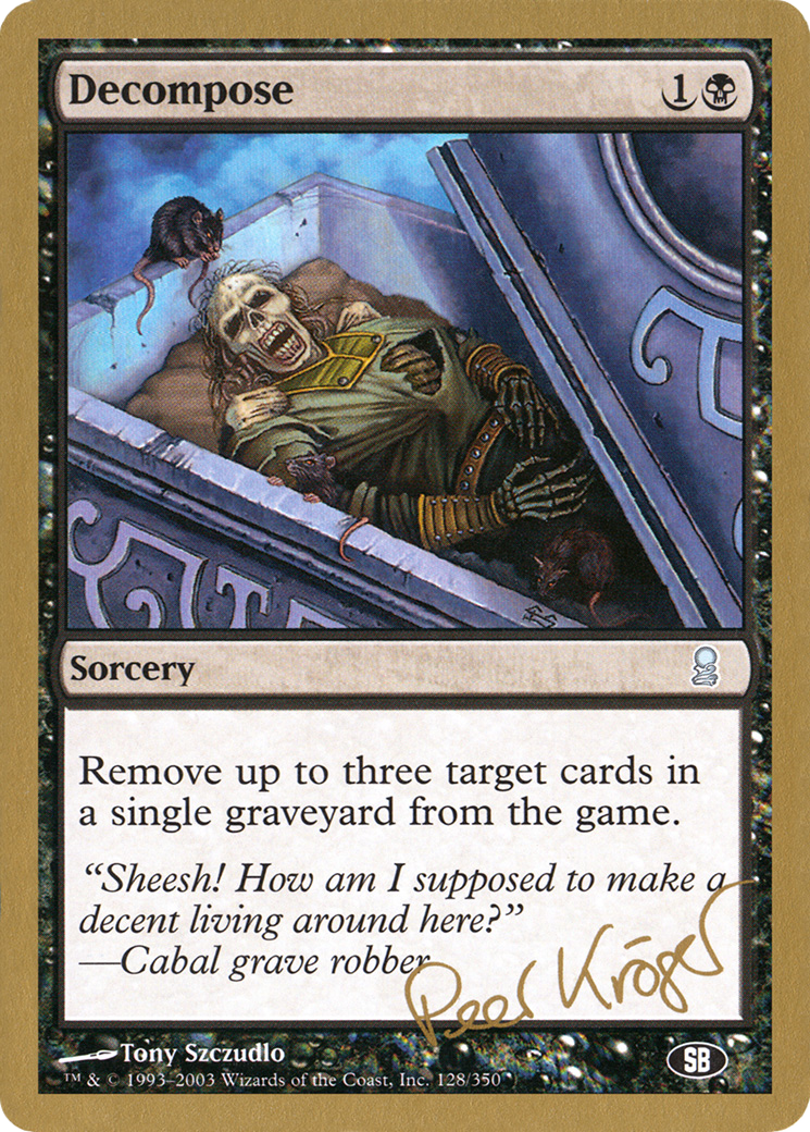 Decompose [WC03-pk128sb]