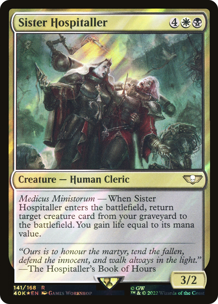 Sister Hospitaller - Surge Foil [40K-141★]