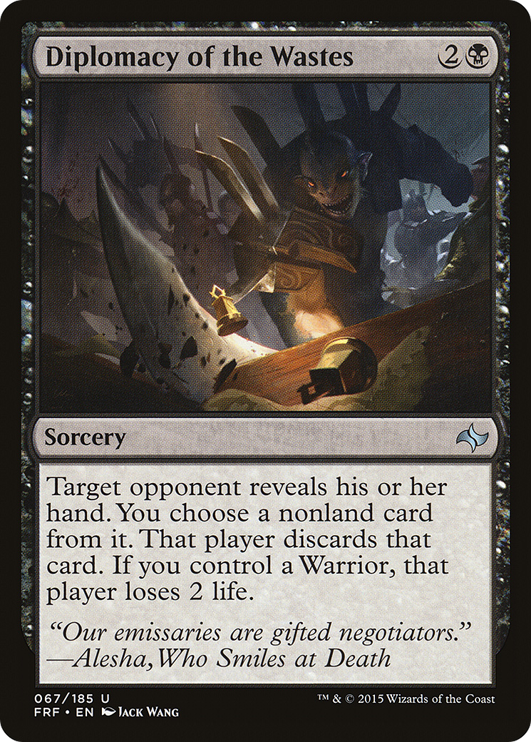 Diplomacy of the Wastes [FRF-67]