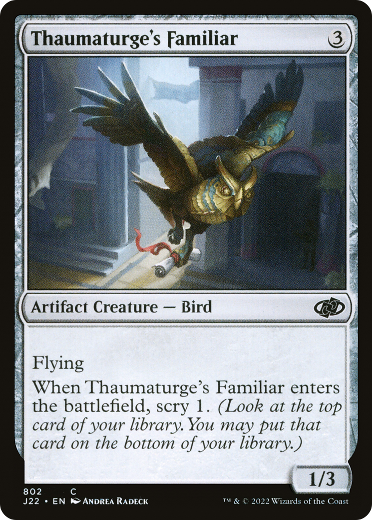 Thaumaturge's Familiar [J22-802]