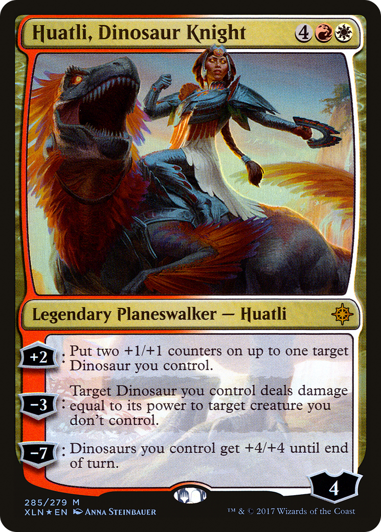 Huatli, Dinosaur Knight [XLN-285]