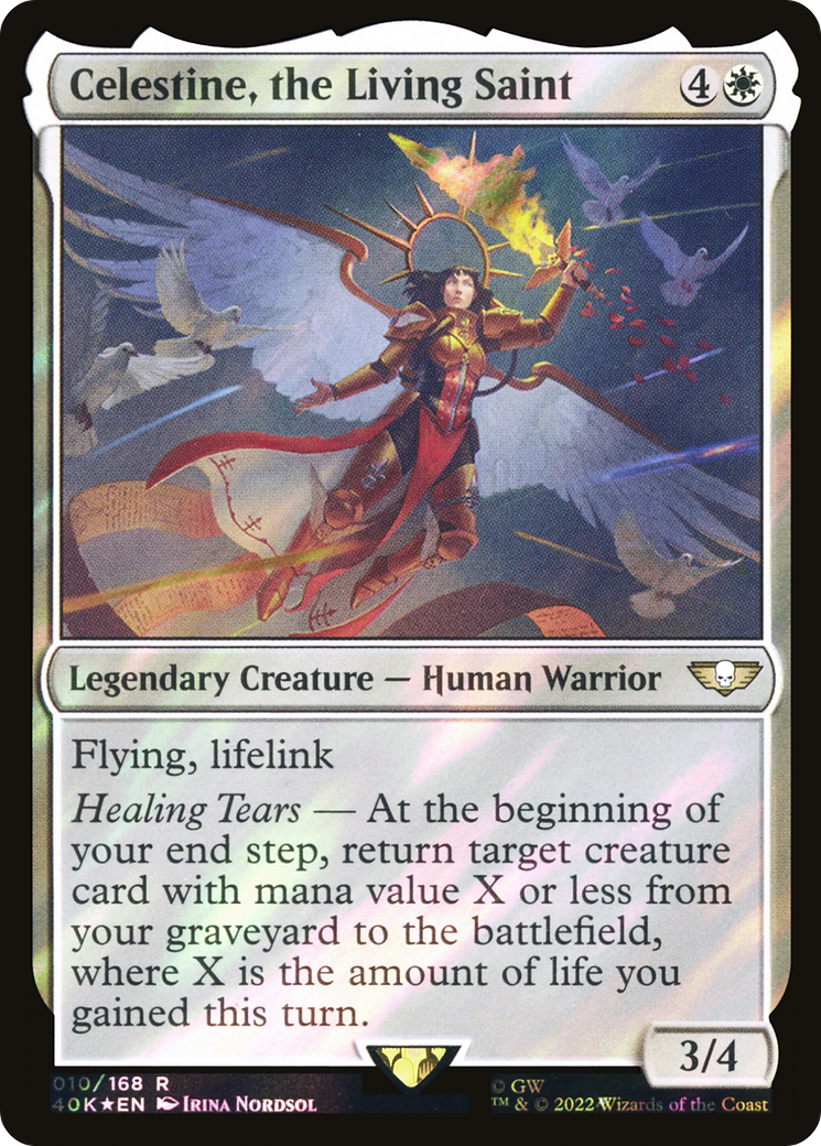 Celestine, the Living Saint - Surge Foil [40K-10★]