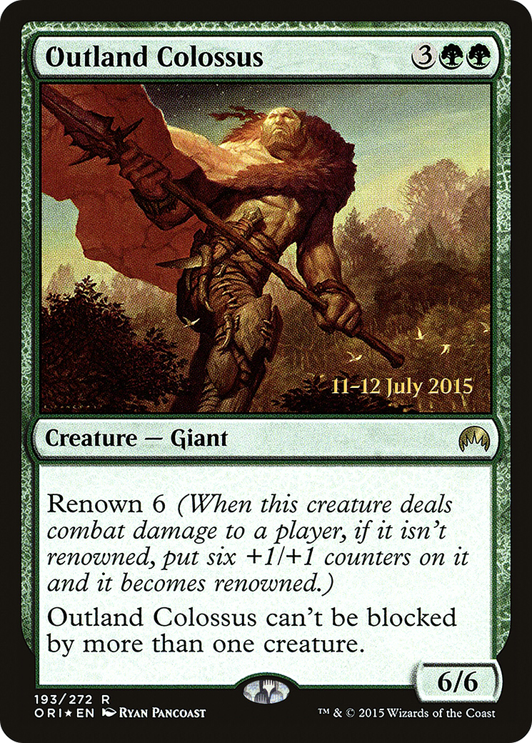 Outland Colossus - Prerelease Promo [PORI-193s]