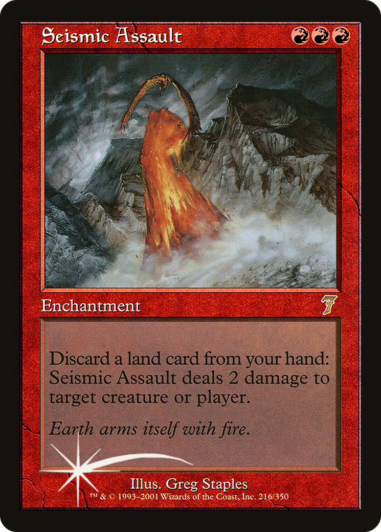 Seismic Assault [7ED-216★]