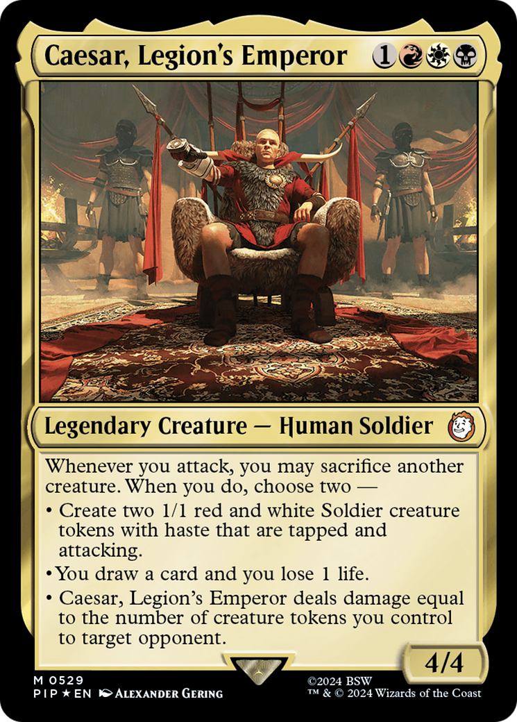 Caesar, Legion's Emperor - Surge Foil [PIP-529]