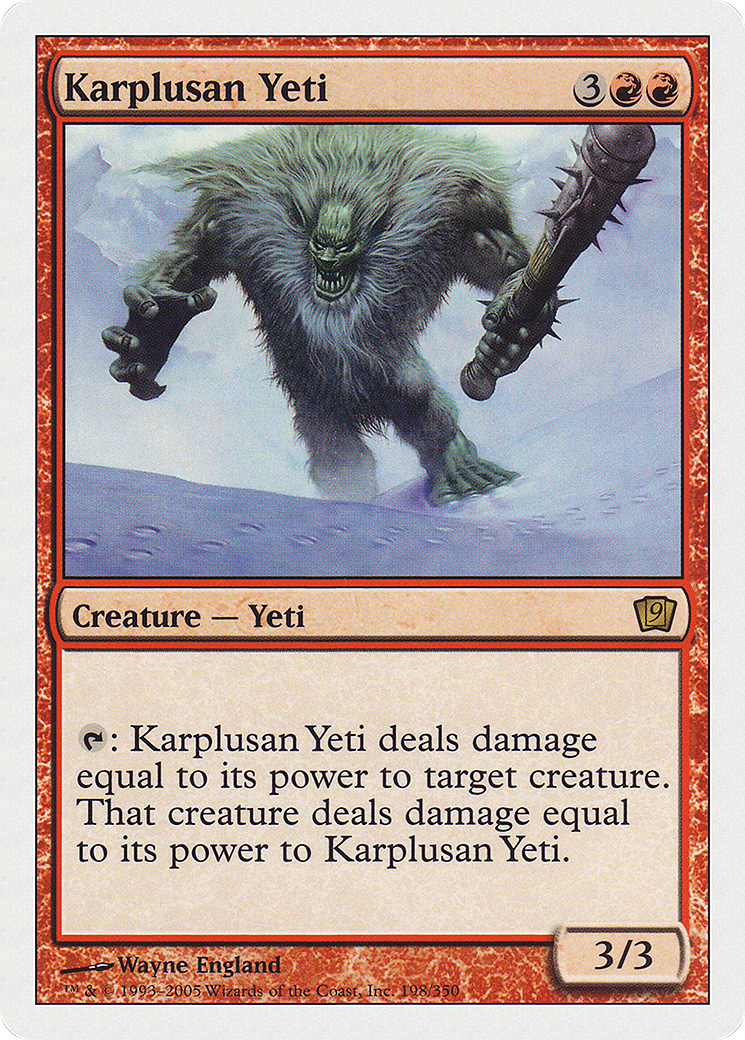 Karplusan Yeti [9ED-198]