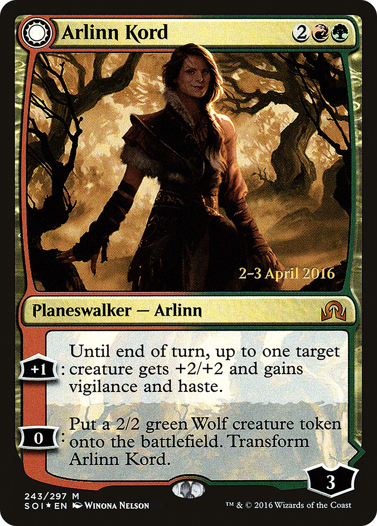 Arlinn Kord // Arlinn, Embraced by the Moon - Prerelease Promo [PSOI-243s]