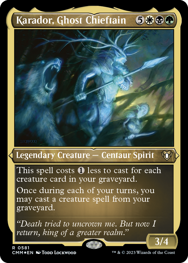 Karador, Ghost Chieftain [CMM-581]