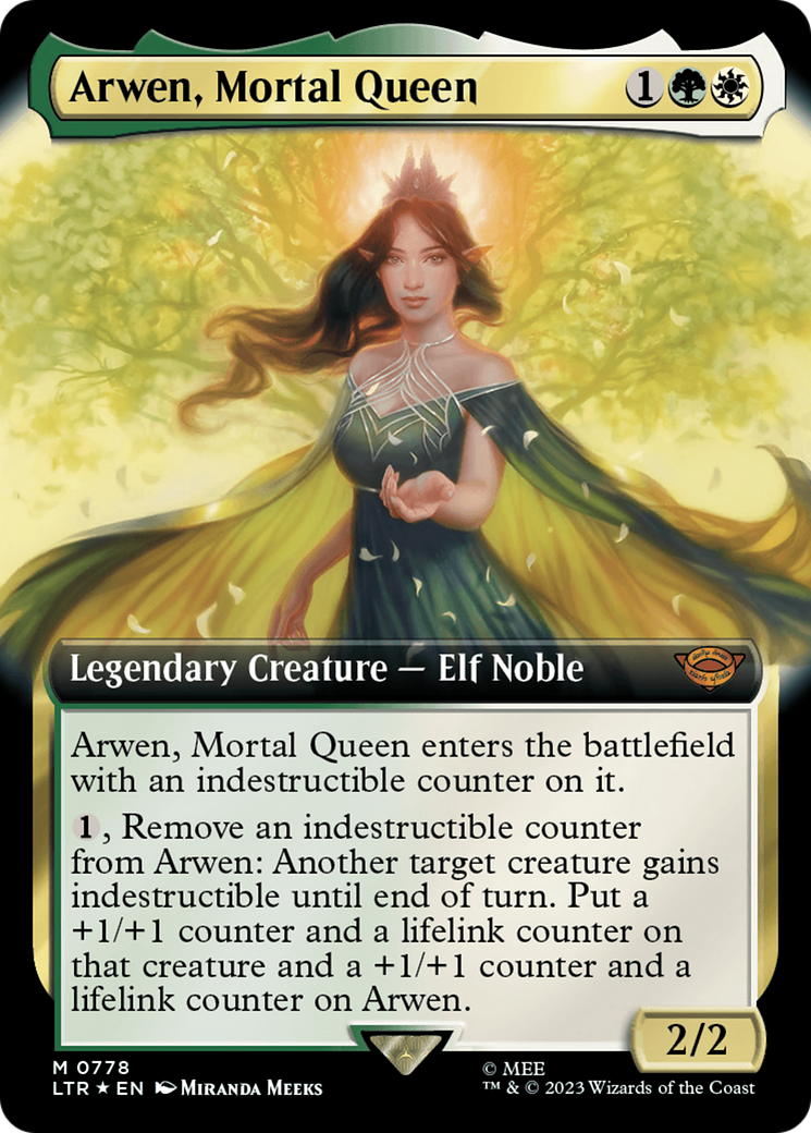 Arwen, Mortal Queen - Extended Art - Surge Foil [LTR-778]