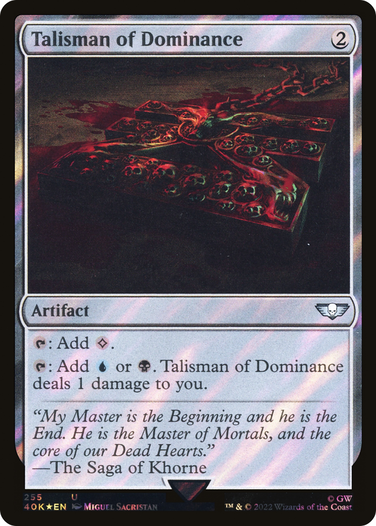 Talisman of Dominance - Surge Foil [40K-255★]