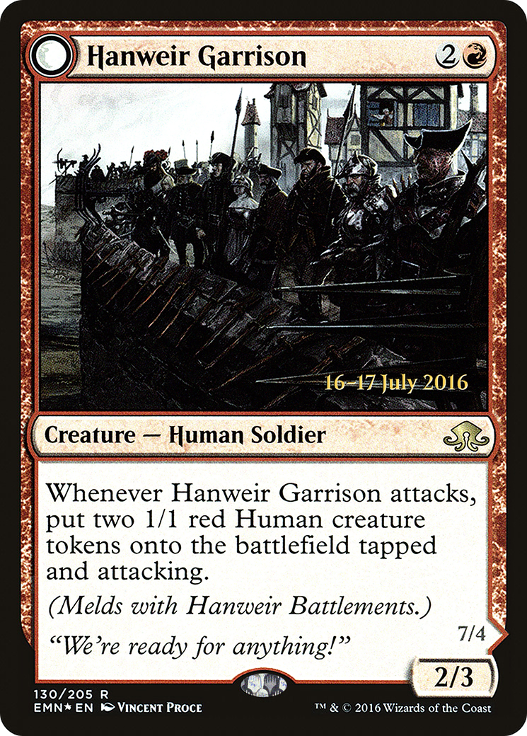 Hanweir Garrison - Prerelease Promo [PEMN-130as]