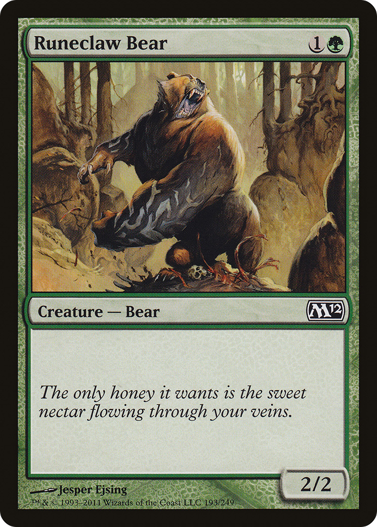 Runeclaw Bear [M12-193]