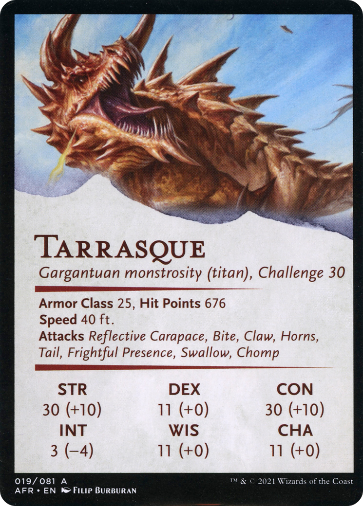 The Tarrasque // Tarrasque [AAFR-19]
