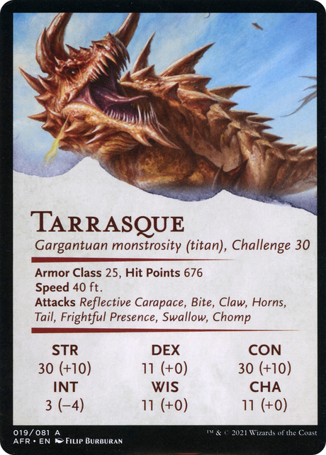The Tarrasque // Tarrasque [AAFR-19]