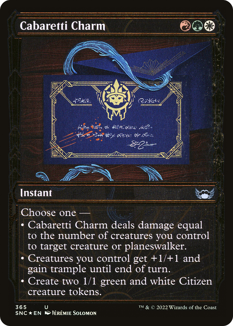 Cabaretti Charm - Showcase - Gilded Foil [SNC-365]