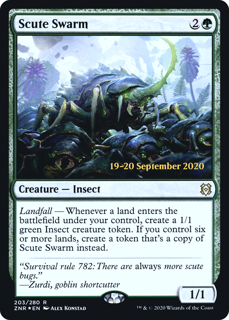 Scute Swarm - Prerelease Promo [PZNR-203s]