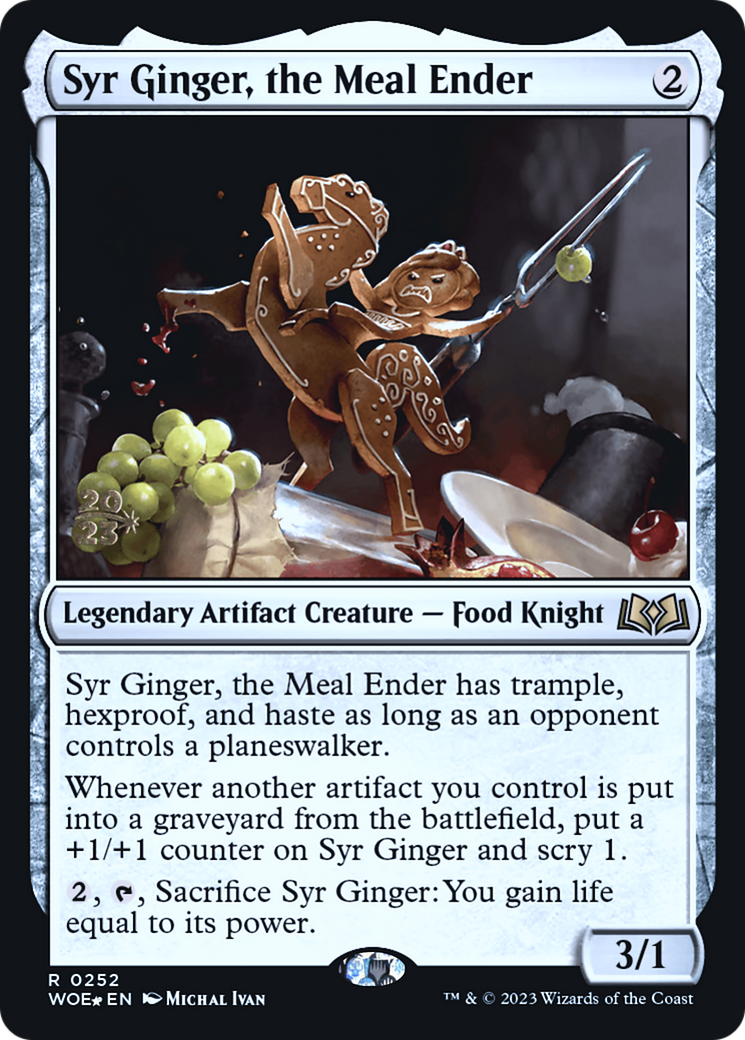Syr Ginger, the Meal Ender - Prerelease Promo [PWOE-252s]
