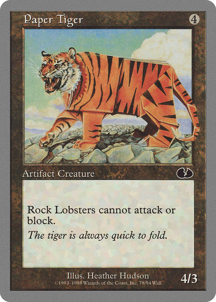 Paper Tiger [UGL-78]