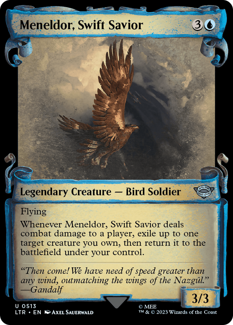 Meneldor, Swift Savior - Scroll Showcase [LTR-513]