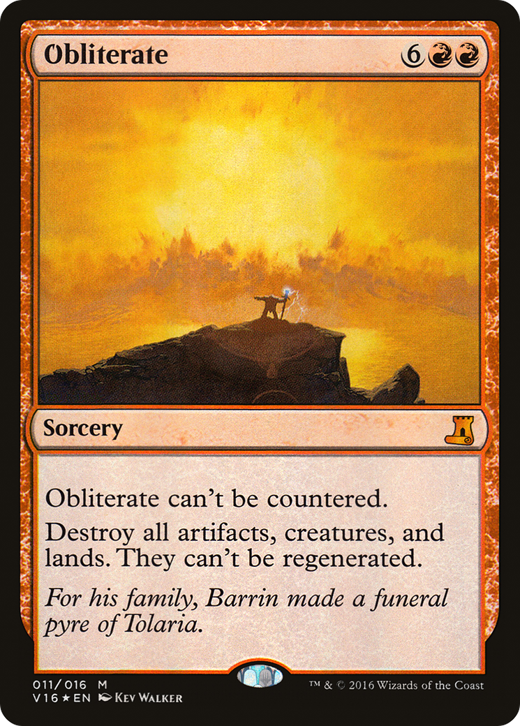 Obliterate [V16-11]