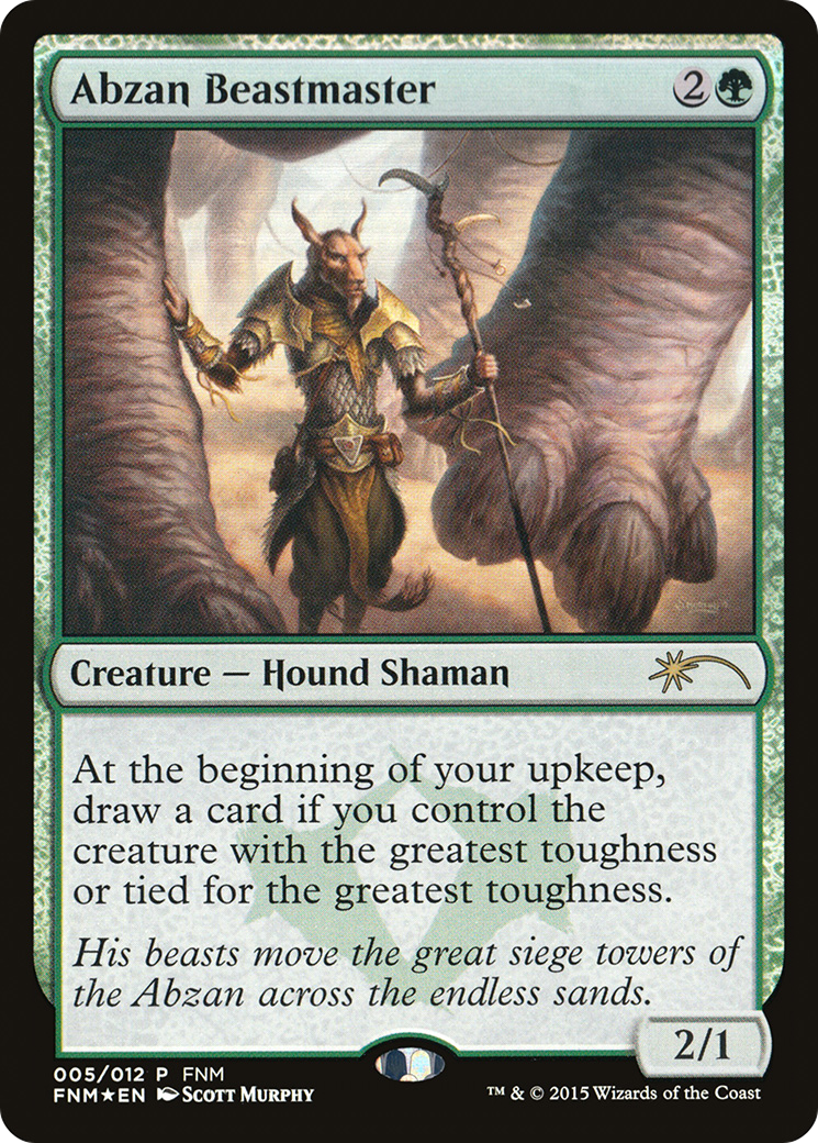 Abzan Beastmaster - Promo [F15-5]