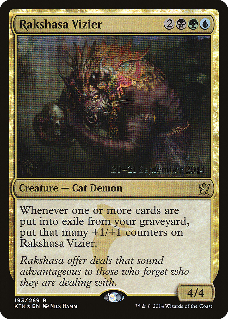 Rakshasa Vizier - Prerelease Promo [PKTK-193s]