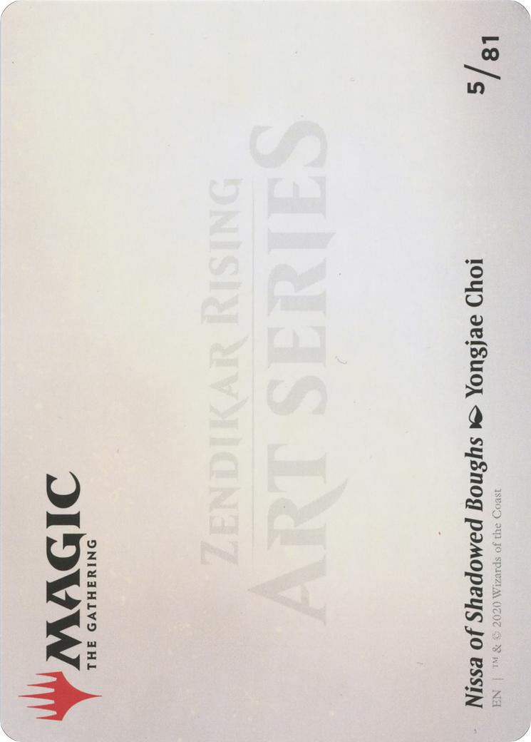 Nissa of Shadowed Boughs // Nissa of Shadowed Boughs - Borderless [AZNR-5]