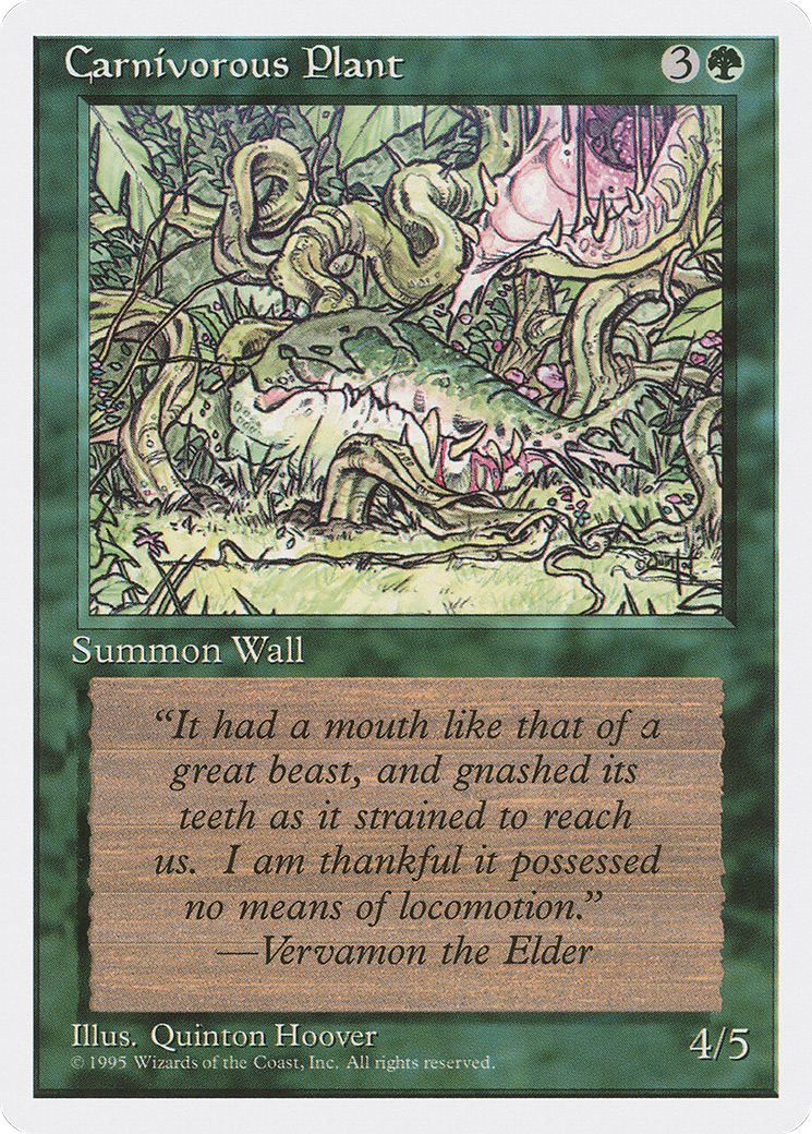 Carnivorous Plant [4ED-235]