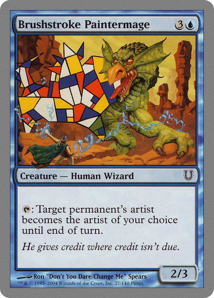 Brushstroke Paintermage [UNH-27]