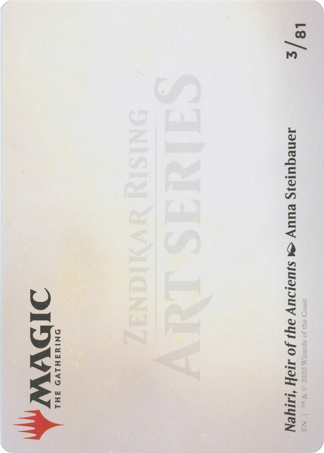 Nahiri, Heir of the Ancients // Nahiri, Heir of the Ancients - Borderless [AZNR-3]