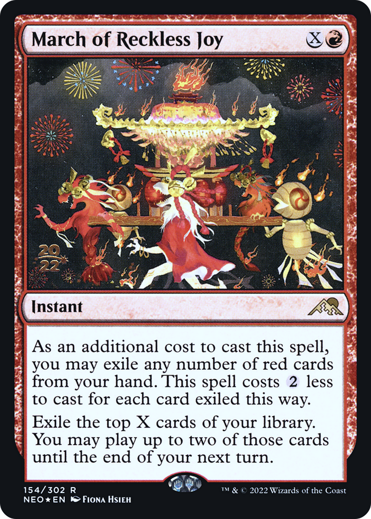 March of Reckless Joy - Prerelease Promo [PNEO-154s]