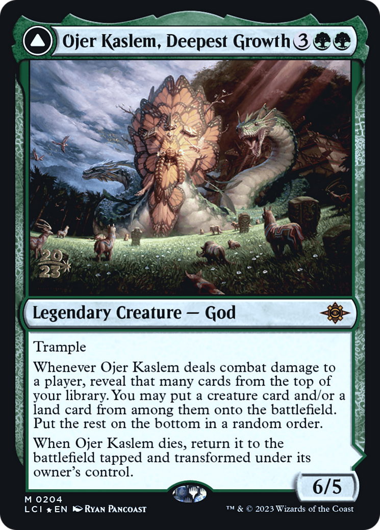 Ojer Kaslem, Deepest Growth // Temple of Cultivation - Prerelease Promo [PLCI-204s]