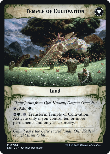 Ojer Kaslem, Deepest Growth // Temple of Cultivation - Prerelease Promo [PLCI-204s]