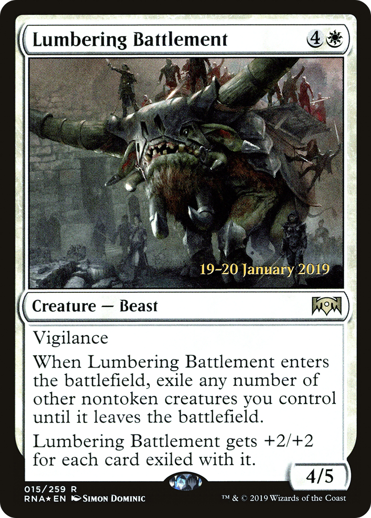 Lumbering Battlement - Prerelease Promo [PRNA-15s]