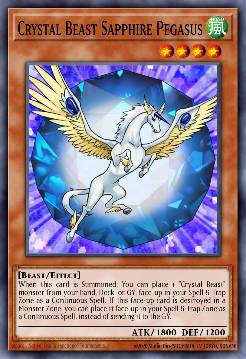 Crystal Beast Sapphire Pegasus [LED2-EN042]