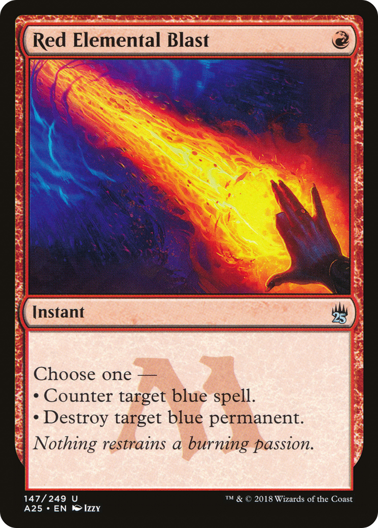 Red Elemental Blast [A25-147]