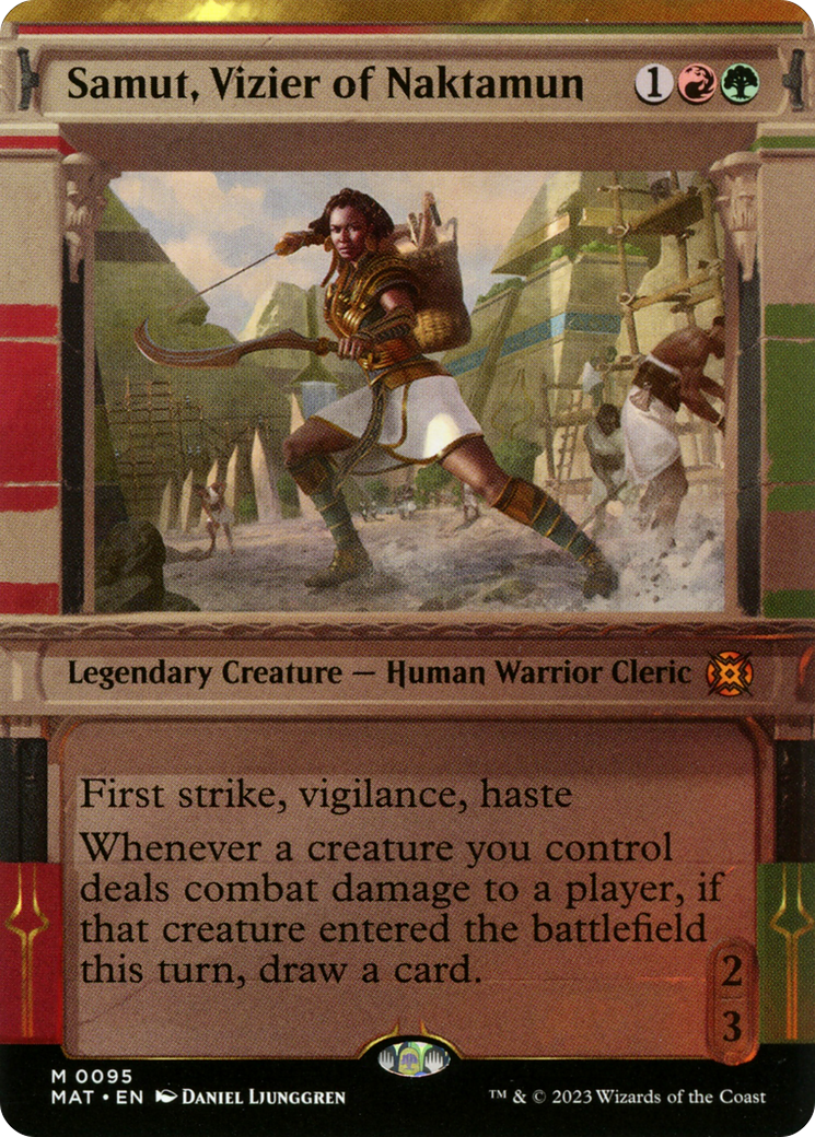 Samut, Vizier of Naktamun - Borderless - Showcase [MAT-95]