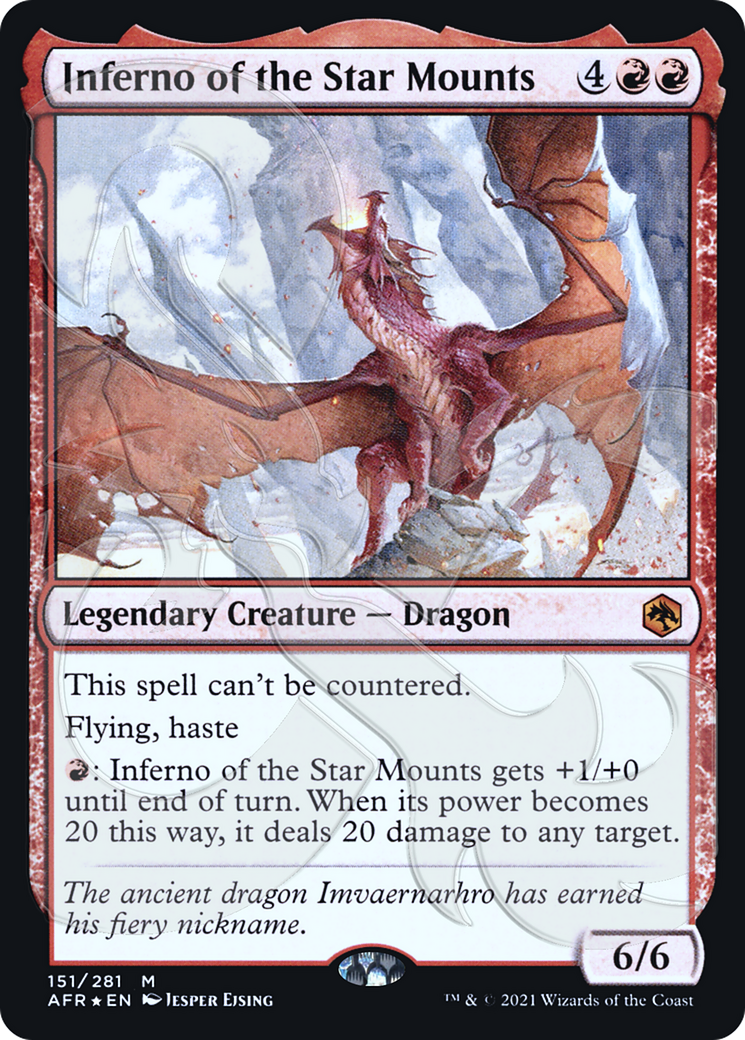 Inferno of the Star Mounts - Promo [PAFR-151a]
