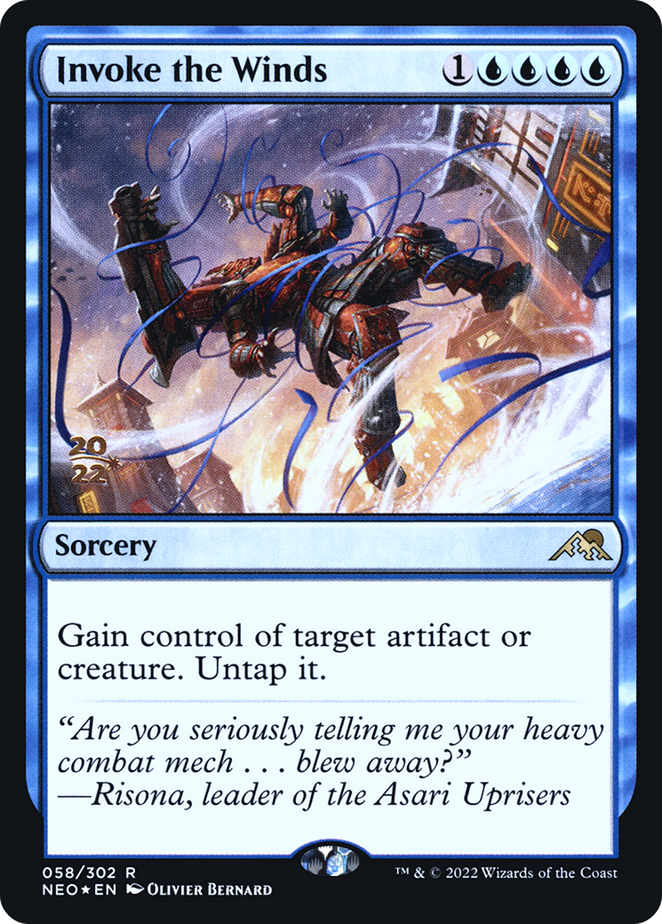 Invoke the Winds - Prerelease Promo [PNEO-58s]