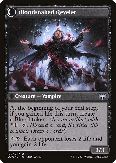 Restless Bloodseeker // Bloodsoaked Reveler [VOW-128]