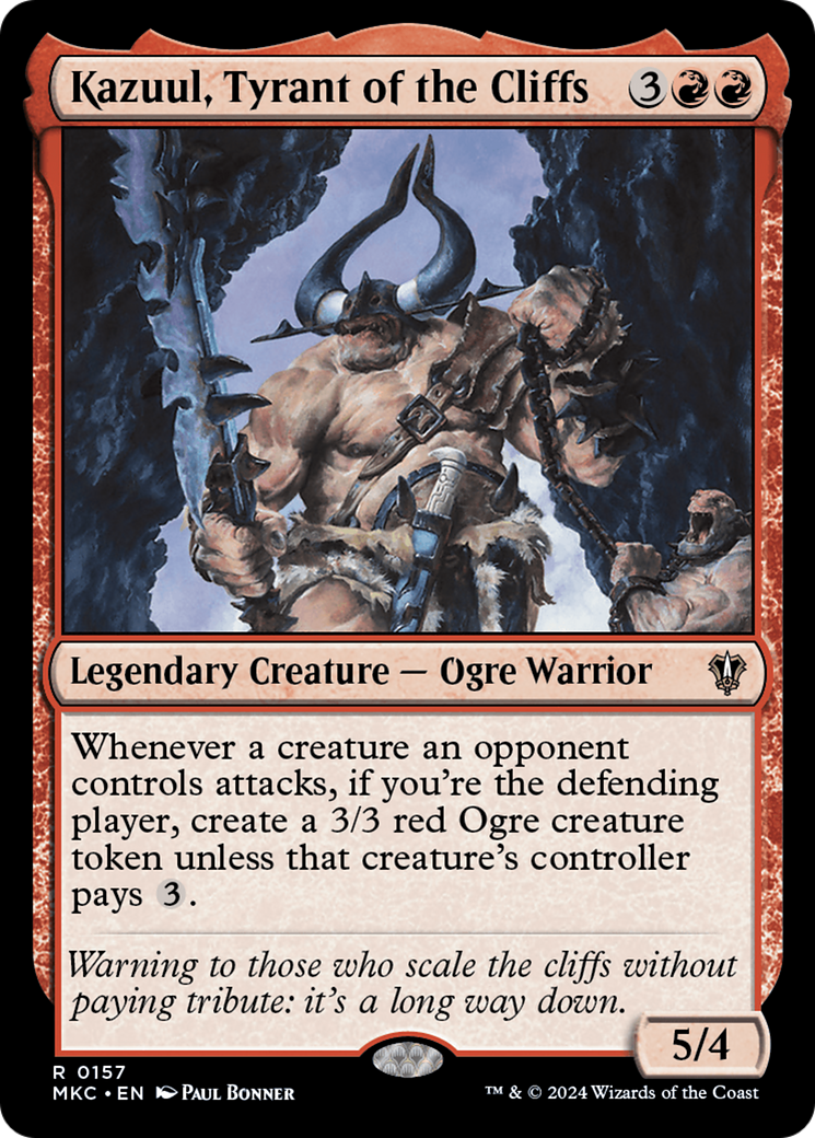 Kazuul, Tyrant of the Cliffs [MKC-157]