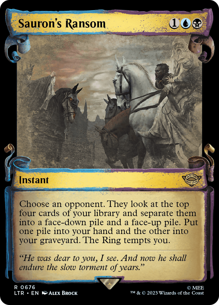 Sauron's Ransom - Scroll Showcase [LTR-676]