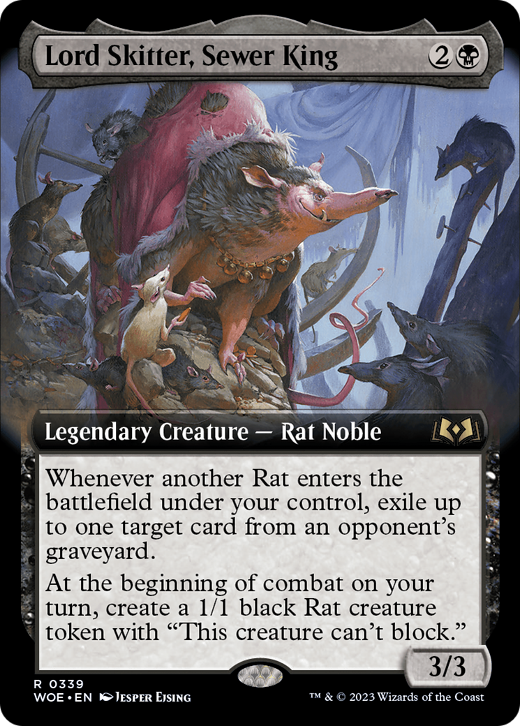 Lord Skitter, Sewer King - Extended Art [WOE-339]