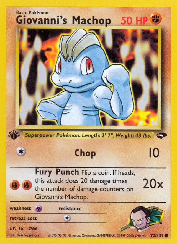 Giovanni's Machop [GYM2-72]