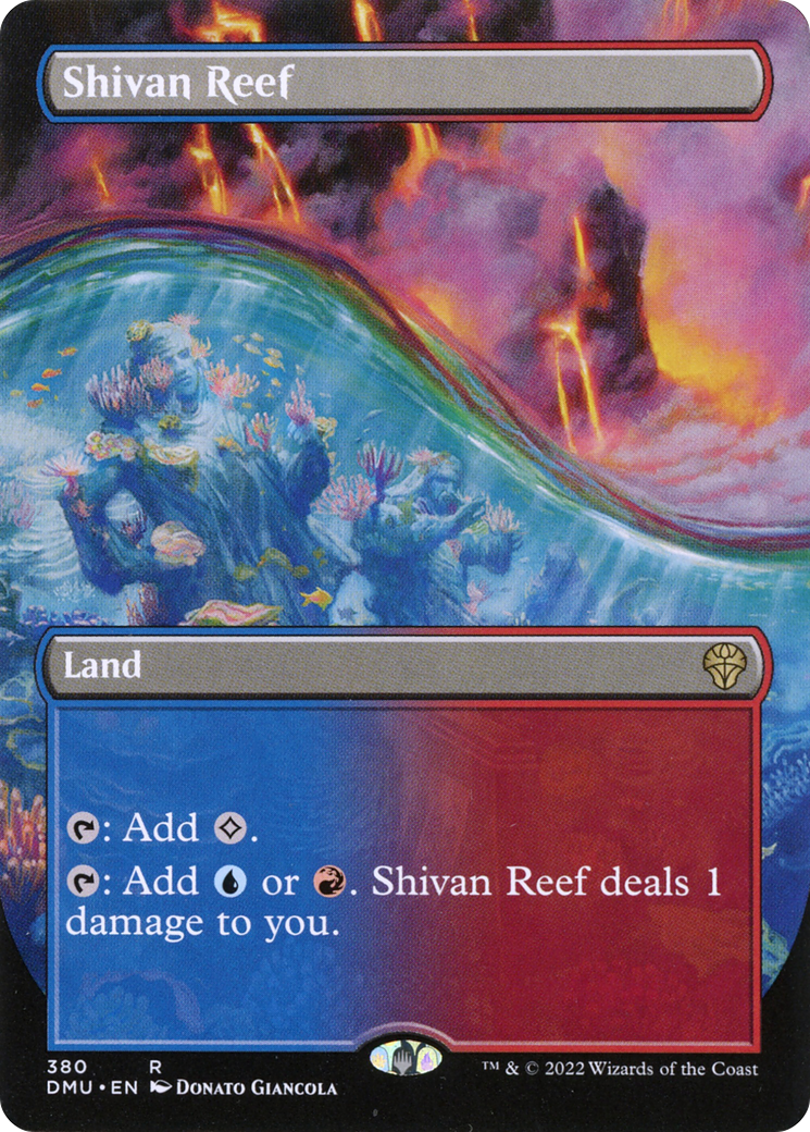 Shivan Reef - Borderless - Full Art [DMU-380]