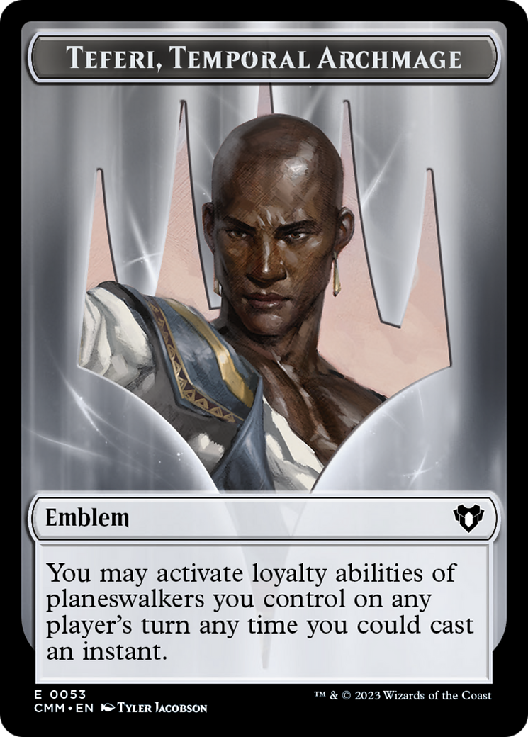 Teferi, Temporal Archmage Emblem [TCMM-53]
