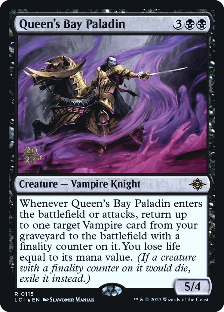 Queen's Bay Paladin - Prerelease Promo [PLCI-115s]