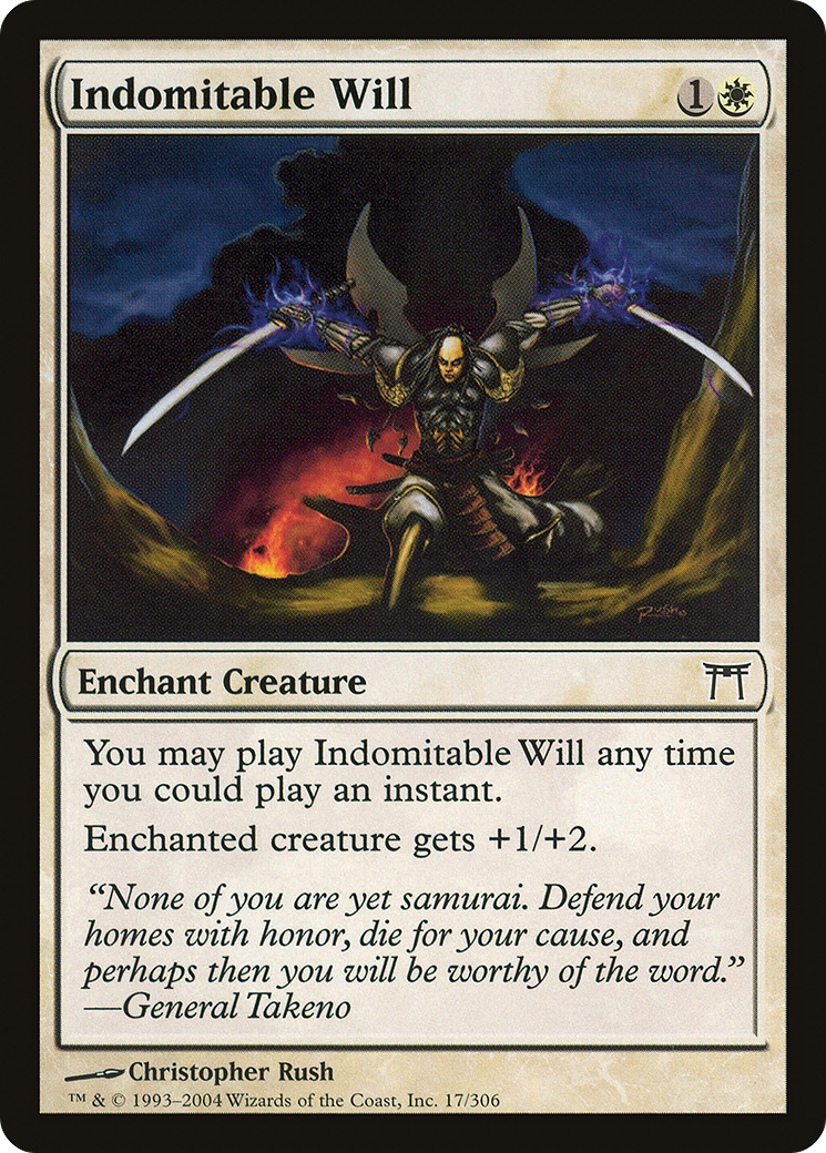 Indomitable Will [CHK-17]