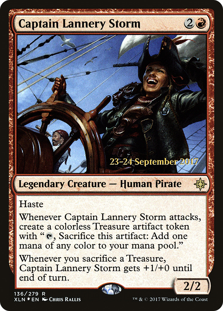 Captain Lannery Storm - Prerelease Promo [PXLN-136s]